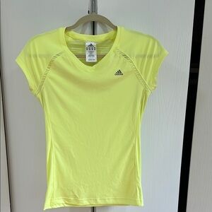 Adidas Women's Yellow Sports Top